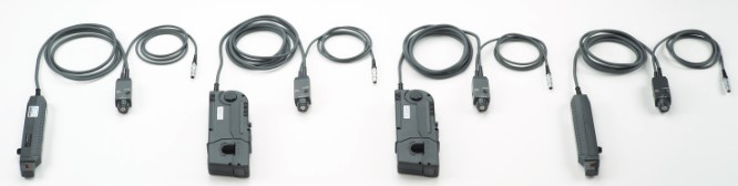 Keysight N2780B Series AC/DC Current Probes (N2783B, N2780B, N2781B,
and N2782B current probes (from left to
right)).